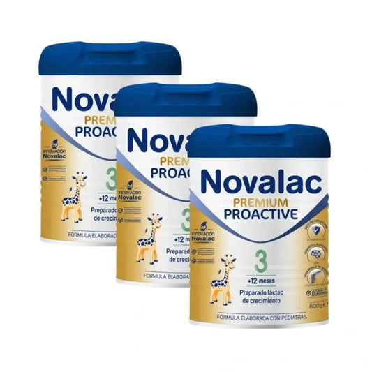 Novalac Premium Proactive 3 Leite de Crescimento, 3X800 Gr