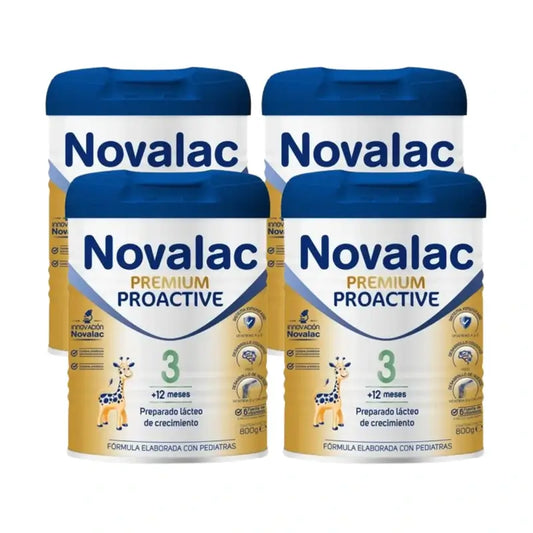 Novalac Premium Proactive 3 Leite de Crescimento, 4X800 Gr