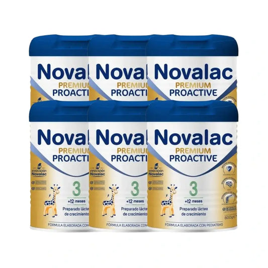 Novalac Premium Proactive 3 Leite de Crescimento, 6X800 Gr