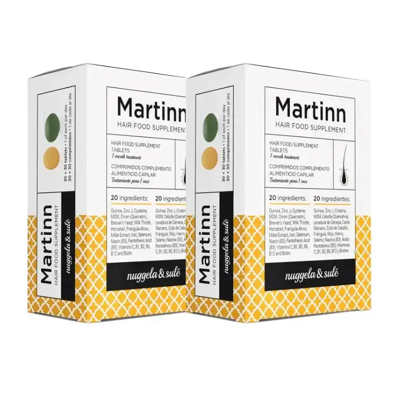 Nuggela Martinn De Nugella & Sule Accion Capil+Accion Depu, Embalagem 2 x 60 Comprimidos