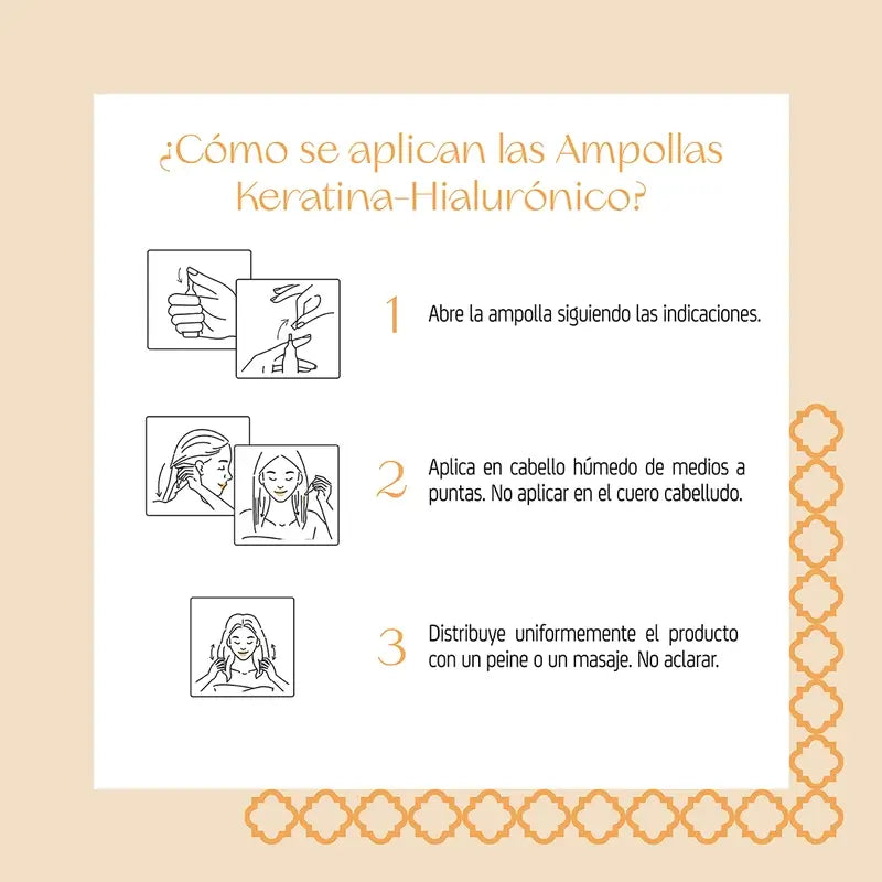 Nuggela & Sulé Ampolas Queratina-Hialurónica , 4 x 10 ml