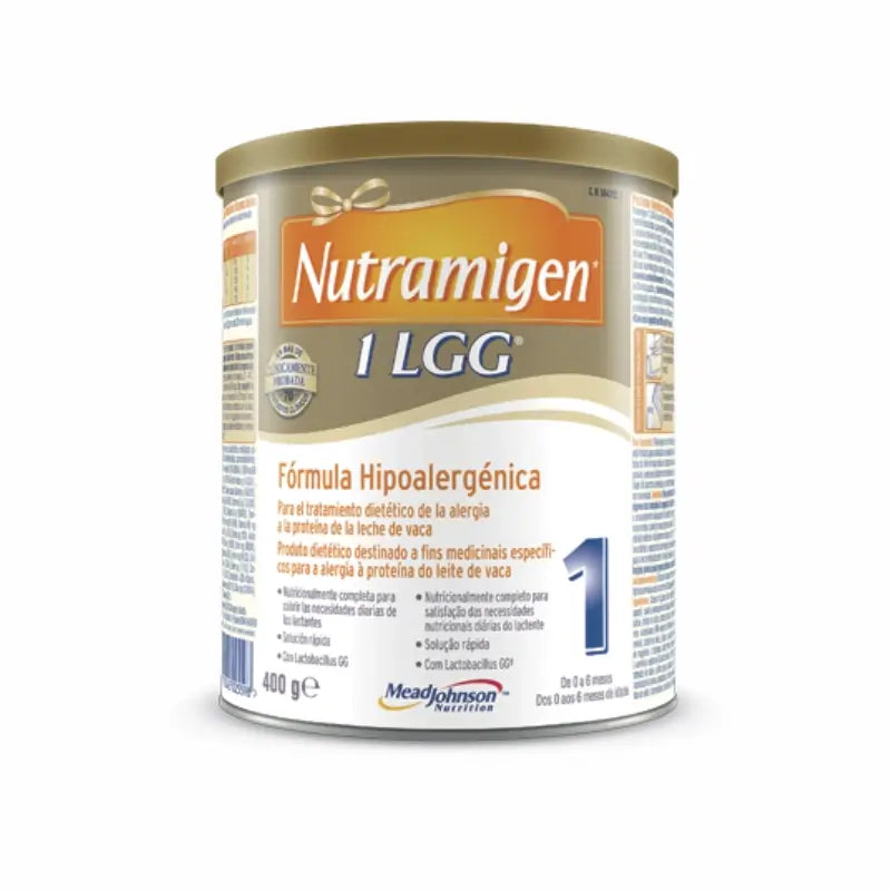 Nutramigen 1 Pro Formula Hypoallergenic Leite de Vaca, 0 aos 6 meses, 6 x 400 gramas
