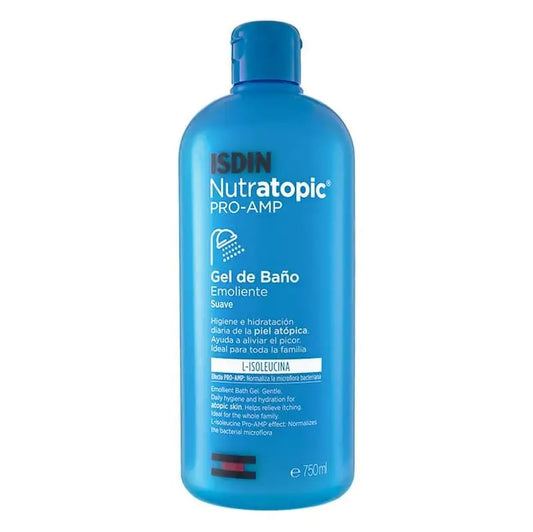 Gel de Banho Emoliente Isdin Nutratopic Pro-Amp 750ml