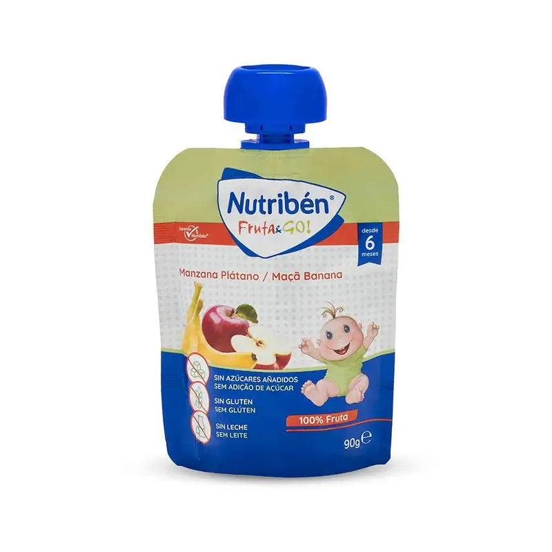 Fruta Nutriben Banana de maçã 90 g