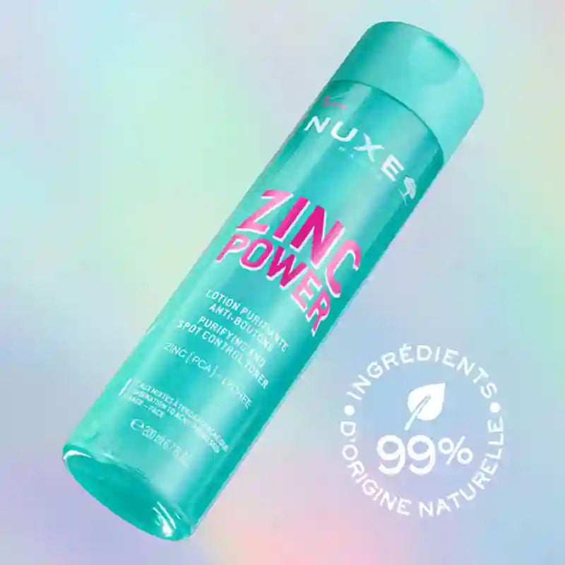 Nuxe Zinc Power Loção Purificante e Controlo de Marcas, 200 ml