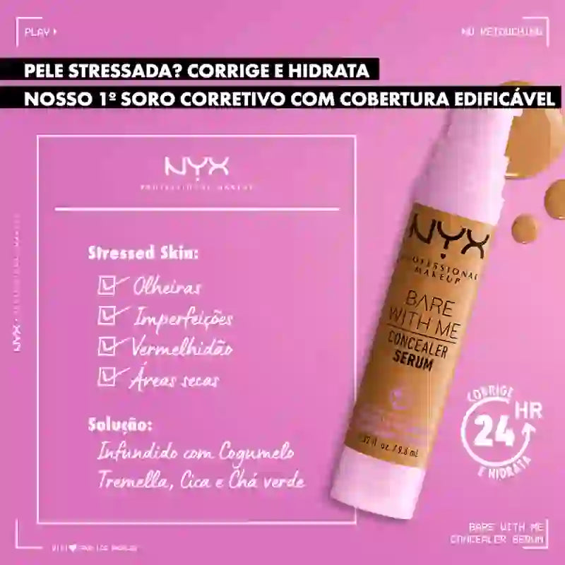 Nyx Bare With Me Serum Concelear, Light Tan 5,7 , 9,6 ml