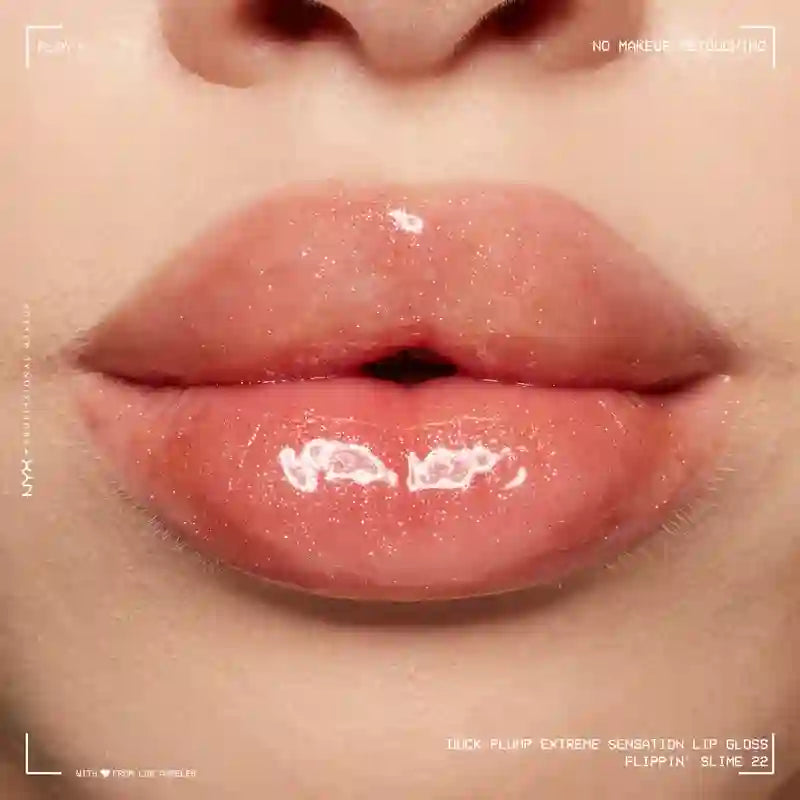 Nyx Duck Plump Brilho Labial Alto Pigmento Glitter Gold 22 , 7 ml