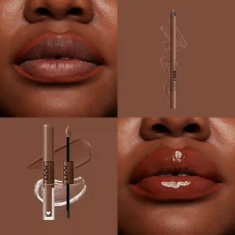 Nyx Line Loud Lipstick, Longa Duração, + Definido, + Espesso, Total Baller 07 , 1,2 gr