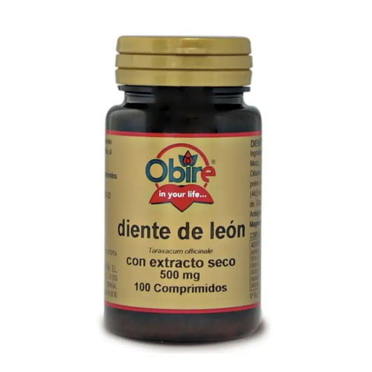 Obire Dandelion Extrato Seco de Dente-de-leão Obire, 100 Comp