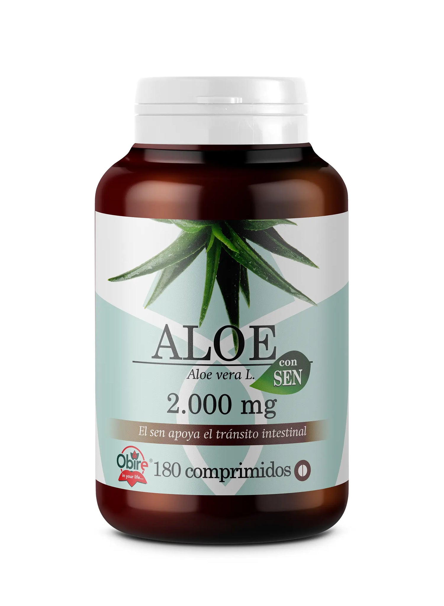 Obire Gran Formato Aloe Vera 2000 Mg, 180 comprimidos