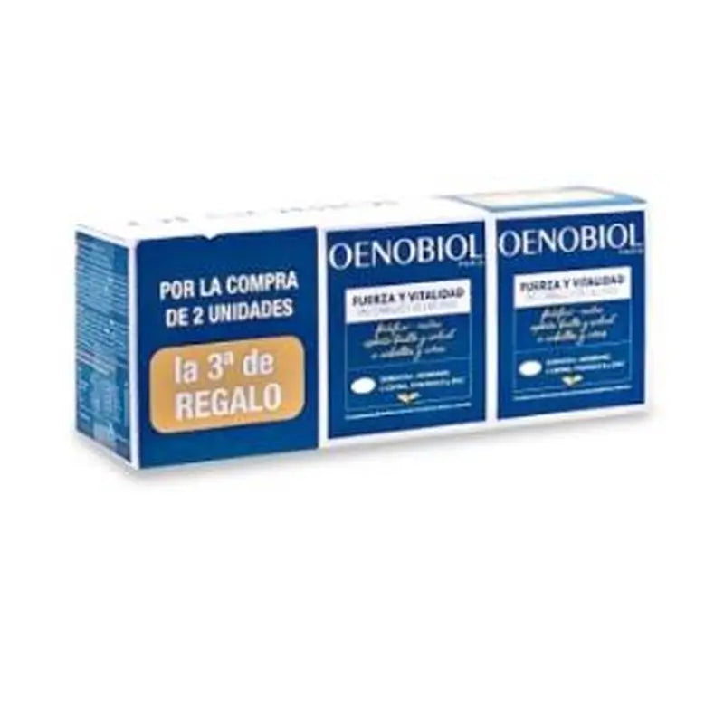 Oenobiol Triplo Fuerza Y Vitalidad 180 Comprimidos