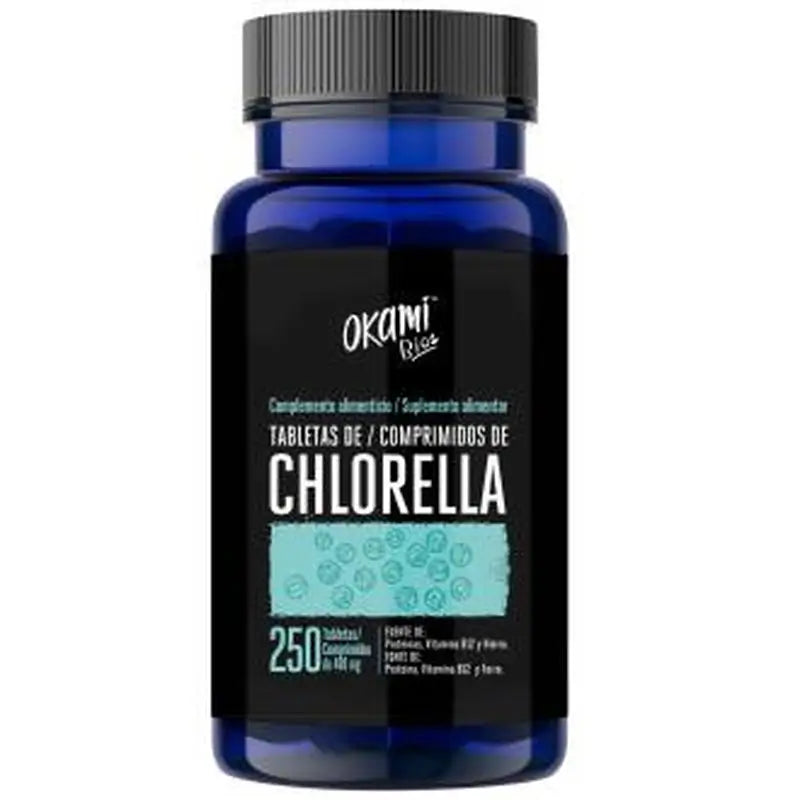 Okami Bio Chlorella 500Mg 250 Comprimidos Bio Sg Vegan