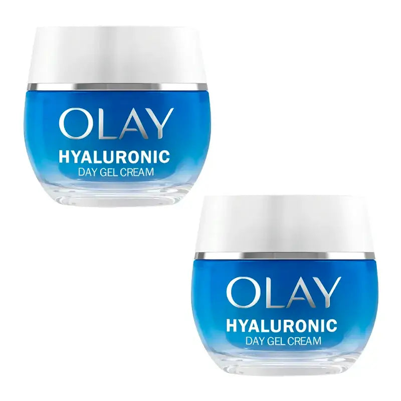 Olay Hyaluronic Creme de Dia, embalagem de 2 x 50 ml