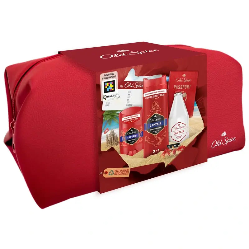 Conjunto de oferta Old Spice Captain Traveller com gel de duche