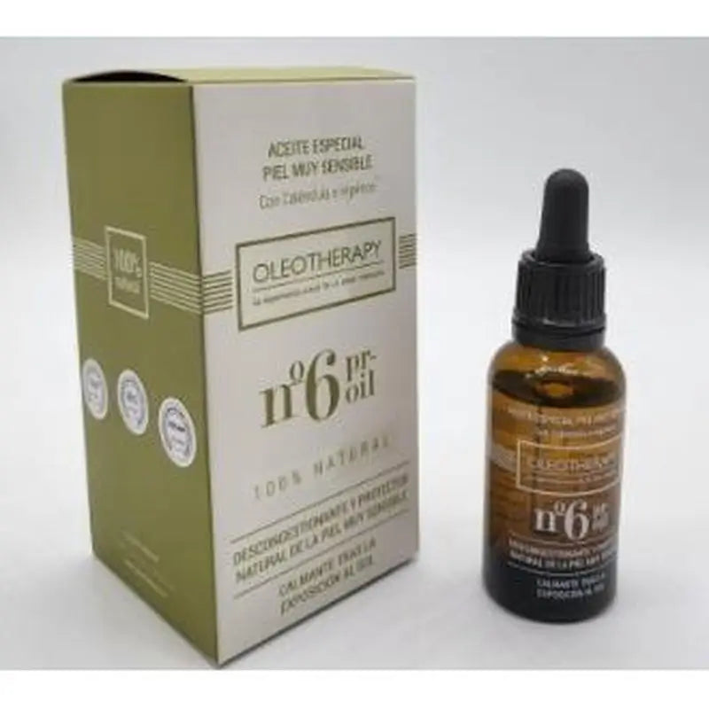 Oleotherapy Aceite Piel Reactiva Nº6 Eco 30Ml.