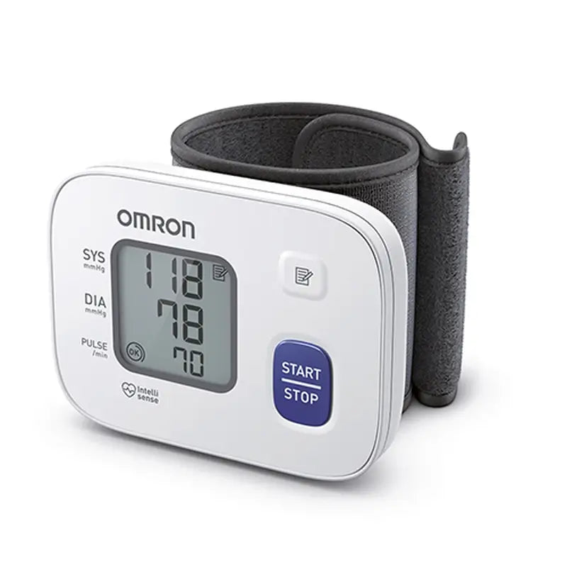 Medidor de tensão arterial de pulso Omron Rs2 , 1 unidade