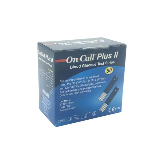 Edda Pharma On Call Plus II Tiras-teste 50 unidades