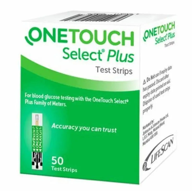 ONETOUCH Select mais 1 tiras-teste de glucose no sangue 50 unidades