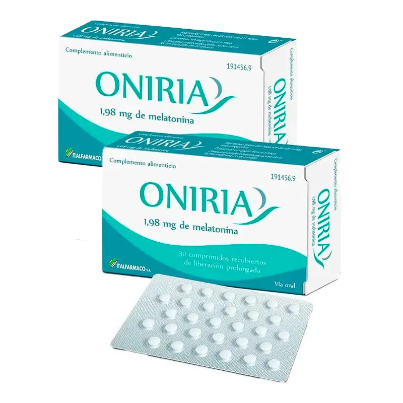Oniria Lib Prol Nutraceutical 1,98 mg/ Embalagem 2 x 30 comprimidos