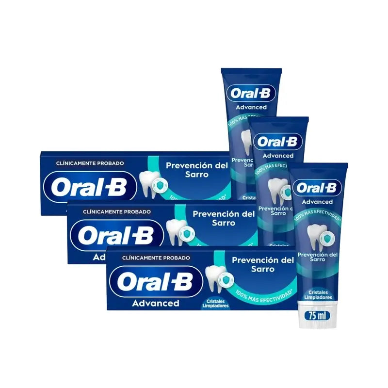 Oral-B Advanced Prevenção do Tártaro, 3X75Ml
