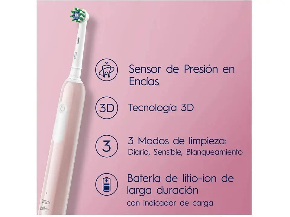 Oral-B Braun Escova de dentes eléctrica Braun Pro 1 Rosa