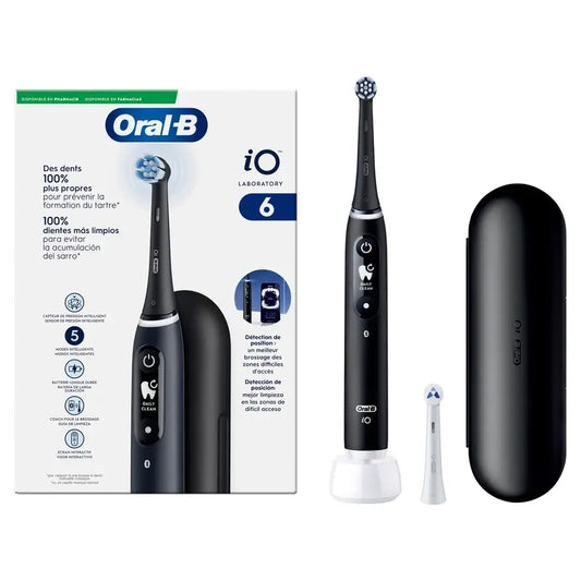 Oral-B Braun iO6 Escova de dentes eléctrica Preto
