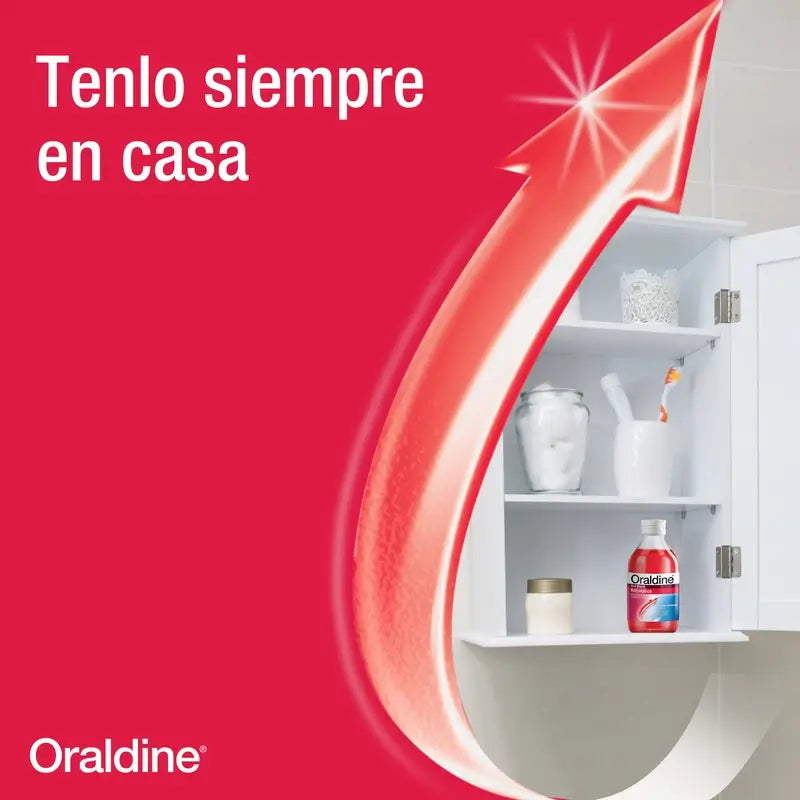 Oraldine Colutório Anti-sético Antibacteriano de Uso Diário, 200 ml