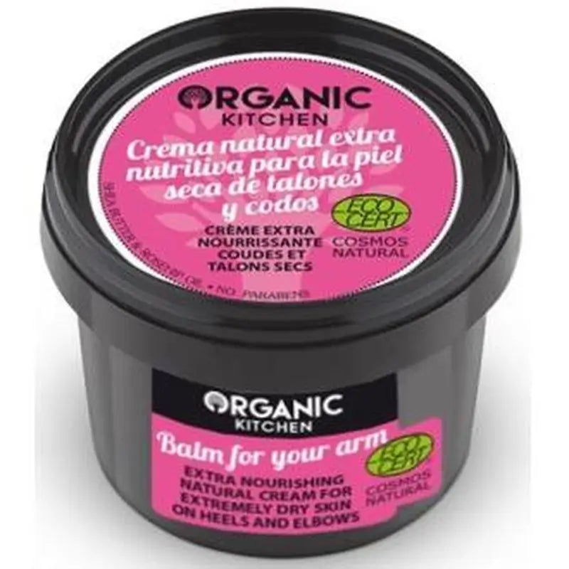 Organic Kitchen Balm For Your Arm Crema Para Talones-Codos 100Ml.