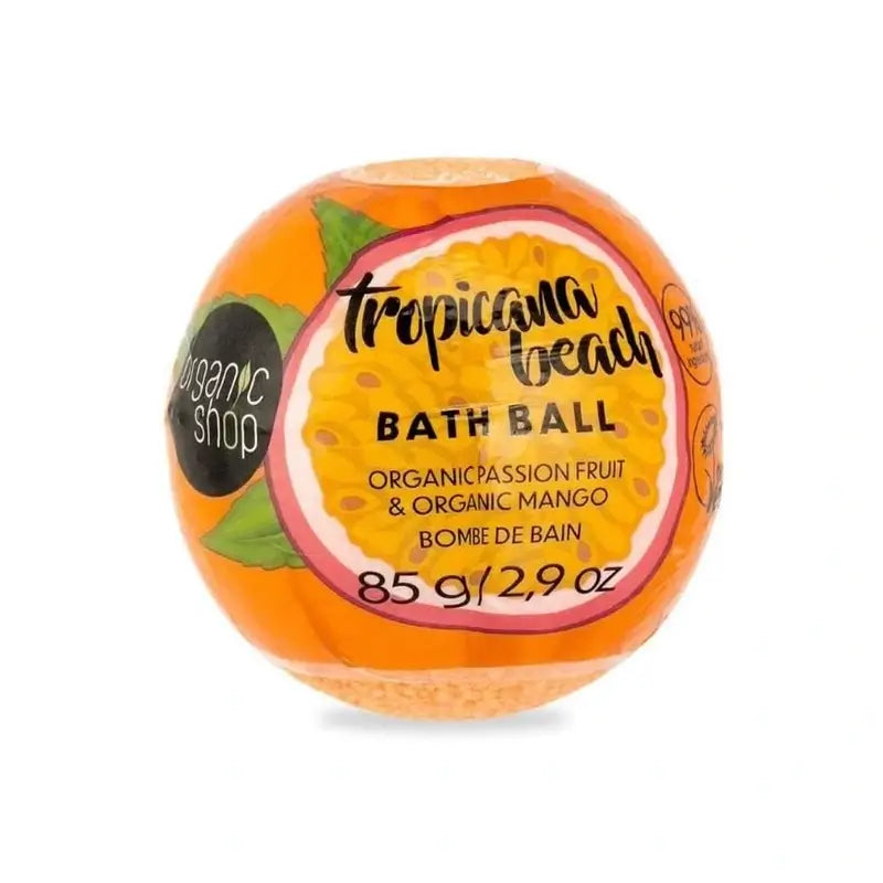 Bomba de Banho Orgânica Tropicana Beach Maracujá e Manga, 85 G