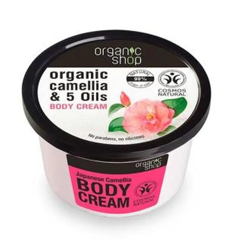 Organic Shop Crema Corporal Camelia Japonesa 250Ml.
