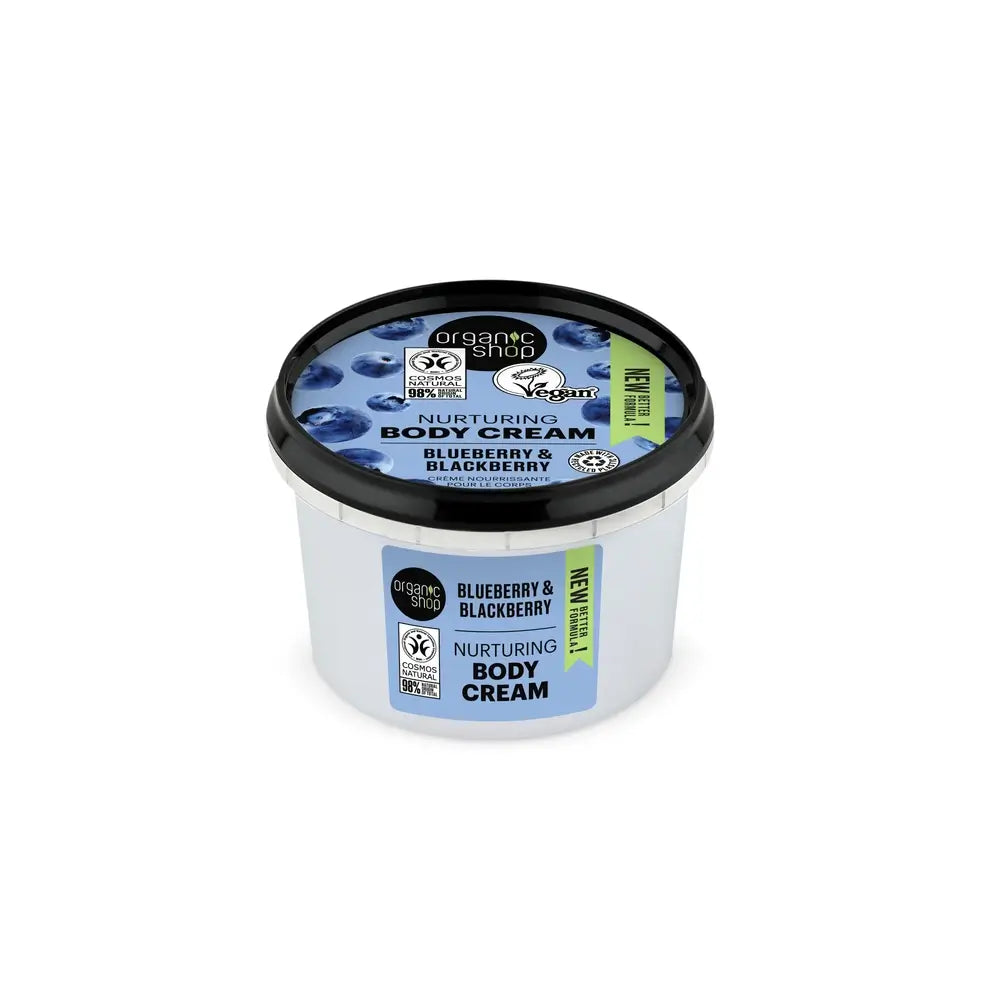 Creme Corporal Enriquecido com Amoras e Mirtilos da Organic Shop, 250 ml