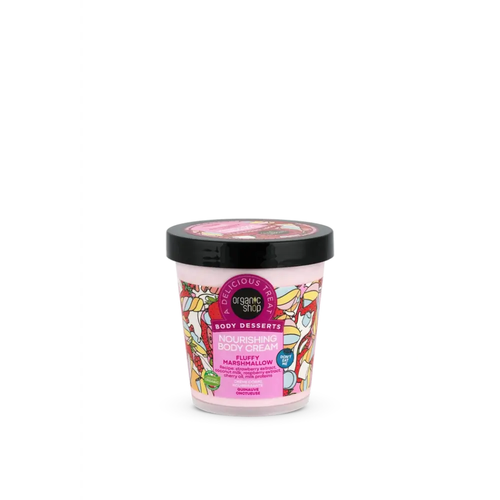 Organic Shop Creme Corporal Nutritivo Marshmallow, 450 Ml