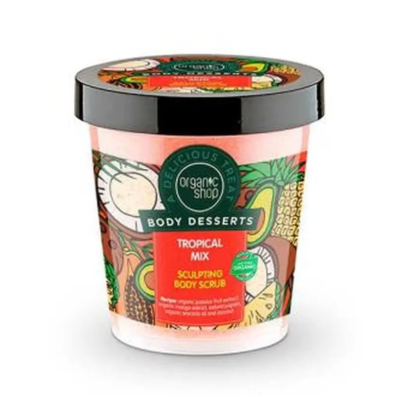 Organic Shop Exfoliante Corp Modelador Mezcla Tropical 450Ml.