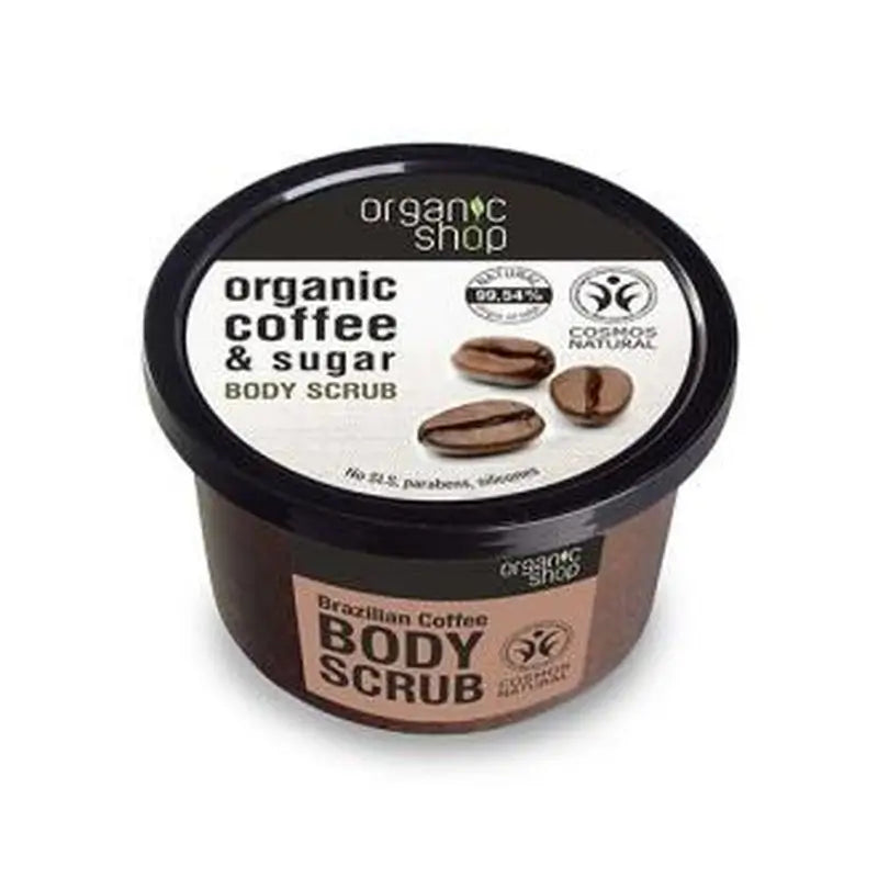 Organic Shop Exfoliante Corporal Brazilian Coffee 250Ml.