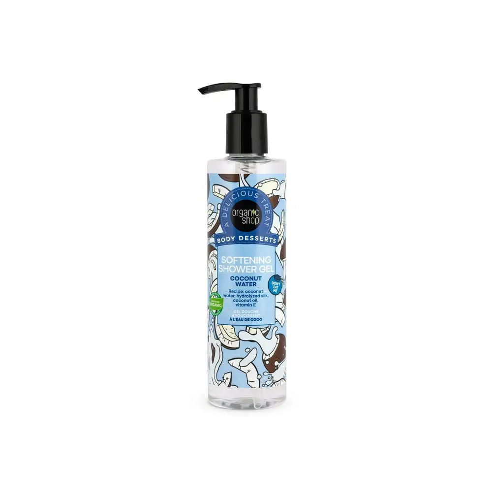 Gel de Duche Água de Coco Organic Shop, 280 Ml