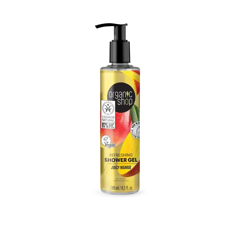 Gel de duche reparador Organic Shop Mix Mango, 280 ml