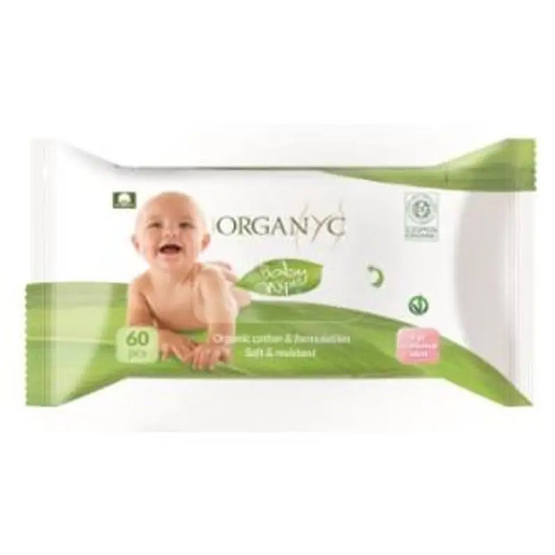 Organyc Toallitas Humedas Bebe De Algodon 60Ud.