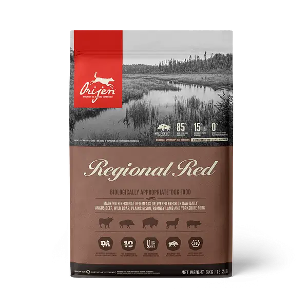 Orijen Canine Adult Regional Red 6Kg pienso para perros