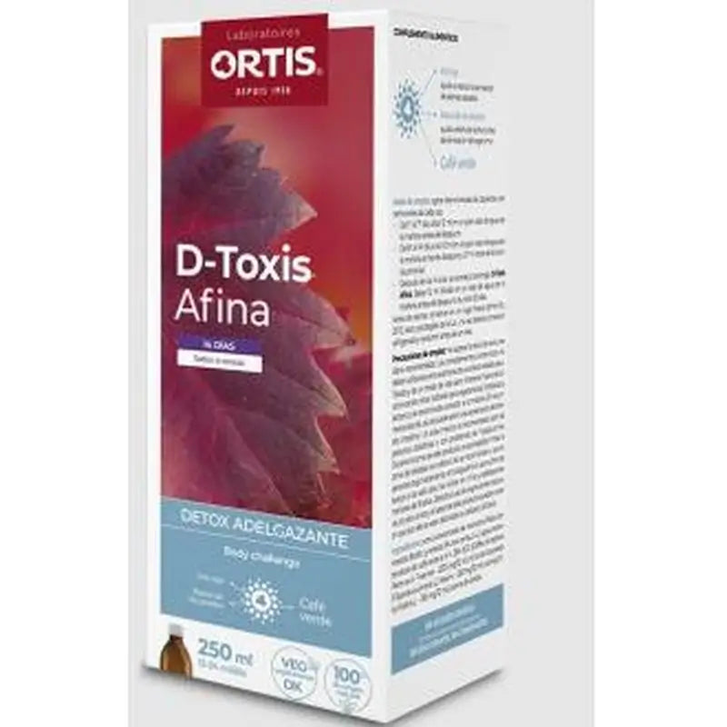 Ortis D-Toxis Afina Cereza 250Ml.