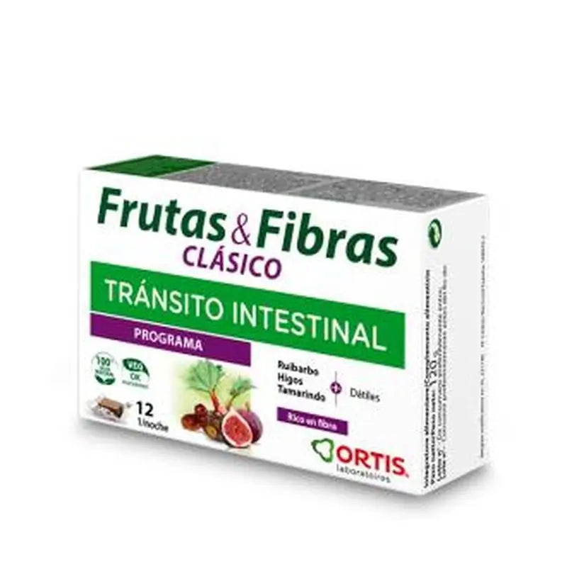 Ortis Frutas Y Fibras Clasico 12Cubitos