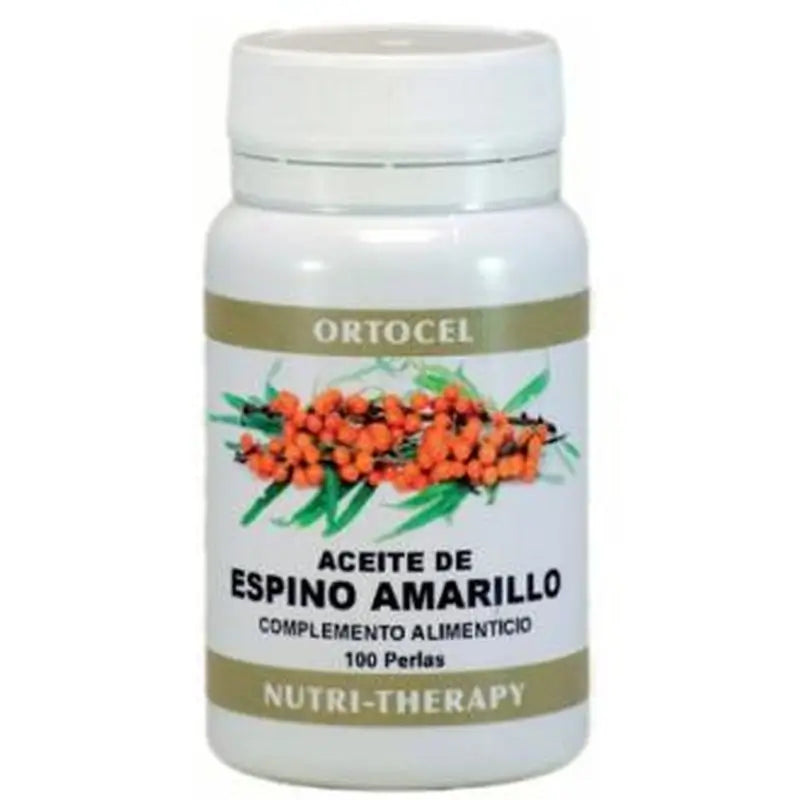 Ortocel Nutri-Therapy Espino Amarillo 500Mg. 100 Perlas