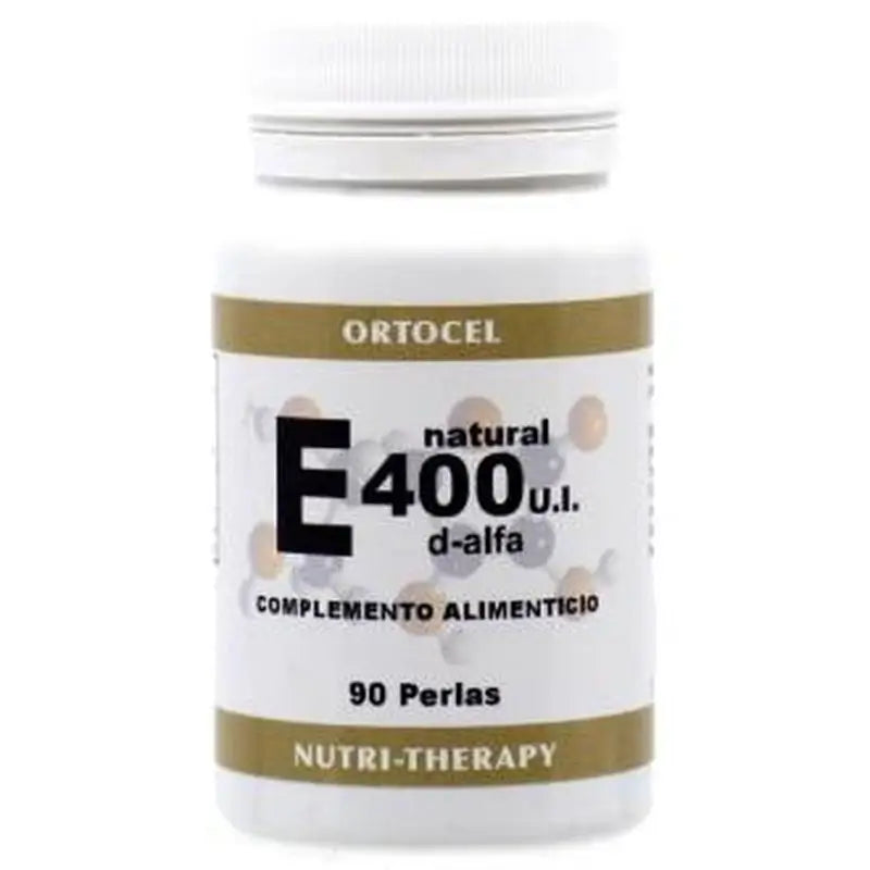 Ortocel Nutri-Therapy Vitamina E 400Ui D-Alpha (Natural) 90 Perlas