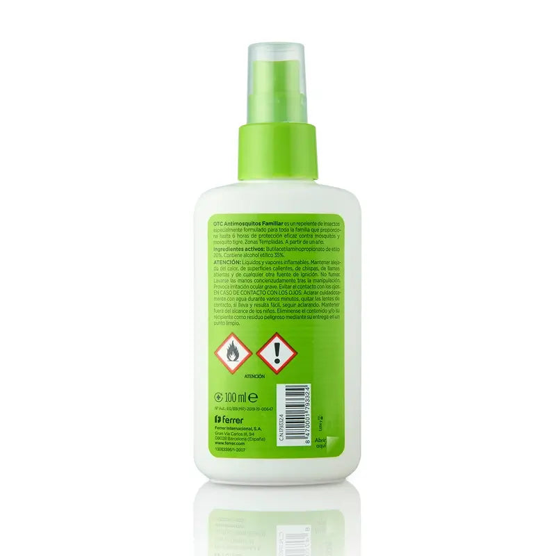 OTC Spray Repelente de Mosquitos Familiares 100 ml