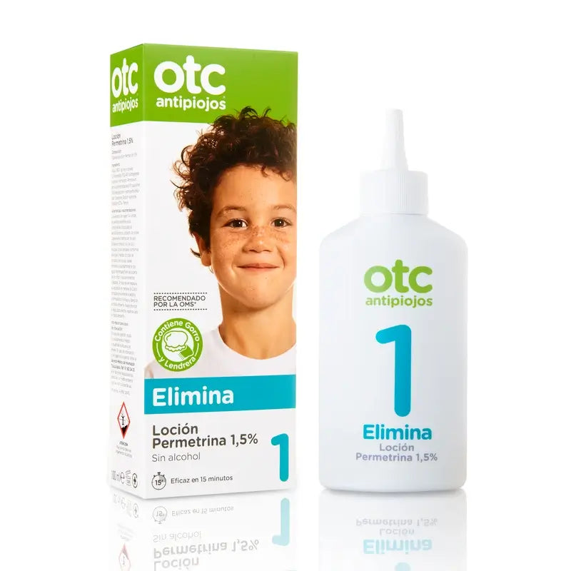 Otc Anti-piolhos Permet Loção 1,5% , 100 ml