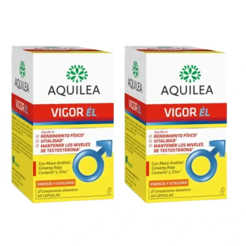 Aquilea Vigor Him, Embalagem 2 x 60 cápsulas