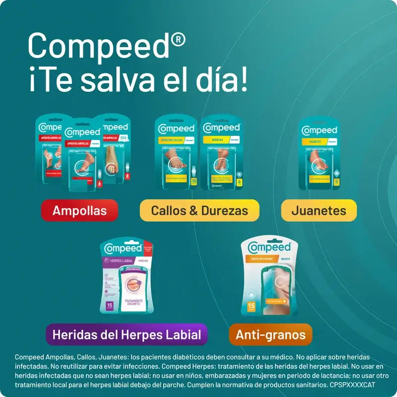 Pensos Compeed Pack de dureza média, 2x6 unidades