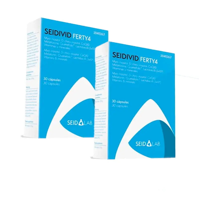 Seidivid Ferty4 , Embalagem 2x30 Cápsulas