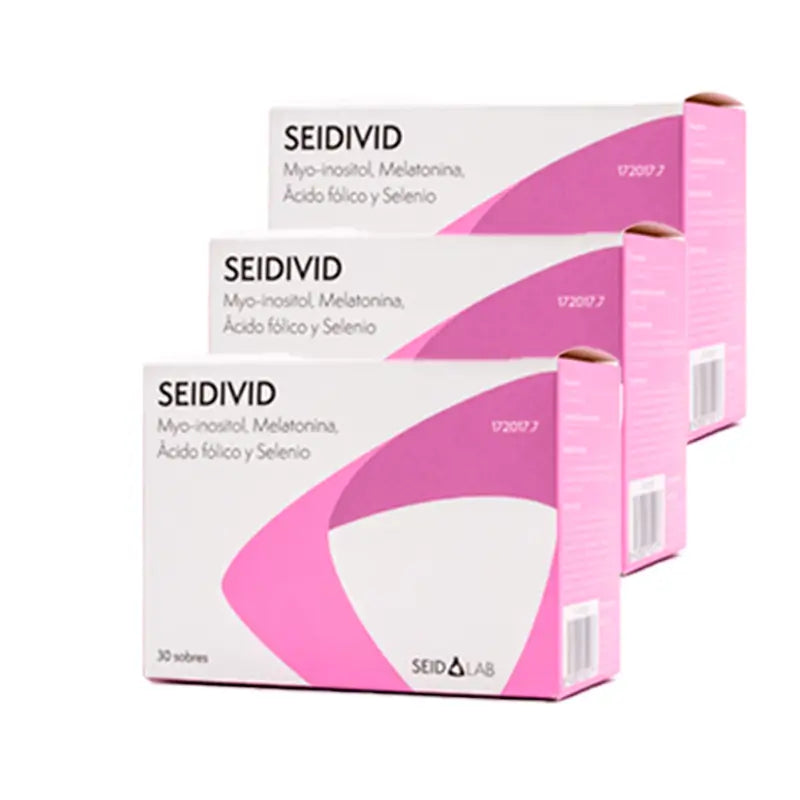 Seidivid, Embalagem 3x30 Envelopes
