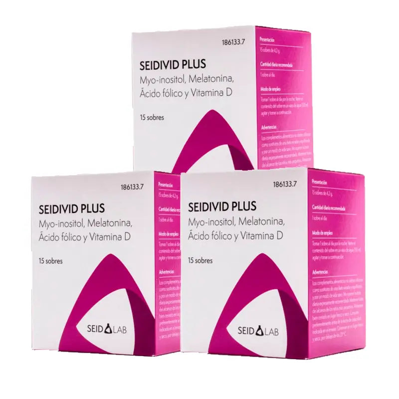 Seidivid Plus, Embalagem 3x15 Saquetas