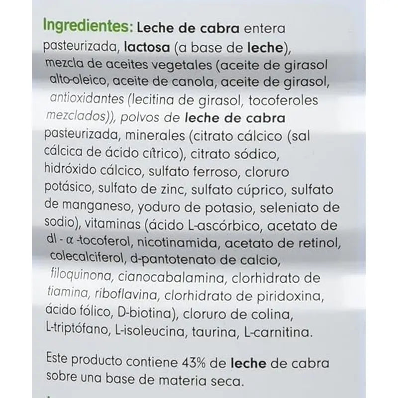 Leite para bebés Capricare 1, embalagem de 4 x 800g